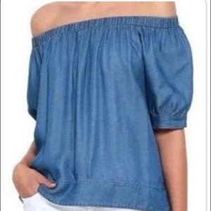 Kate spade broome street denim top